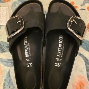 Birkenstock Black Slide Sandals